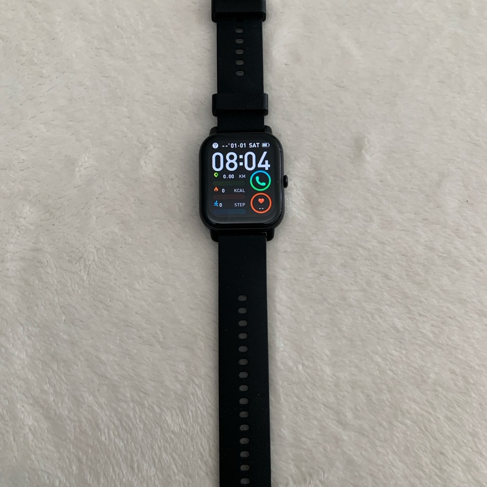 🇨🇦 Black Smartwatch with Charger - Unisex
